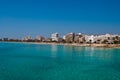 Cala Millor resort town beach and the sea, Spain