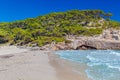 Cala Mitjana Beach on Sunny Day