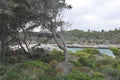 Cala Mondrago beach in Majorca Royalty Free Stock Photo