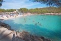 Cala Mondrago natural park Royalty Free Stock Photo