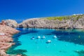 Cala Morell cove Royalty Free Stock Photo