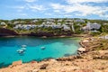 Cala Morell cove scenery Royalty Free Stock Photo