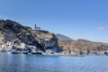 Lighthouse in Cala Nans, in Cadaques, Catalonia, Spaib