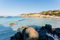 Cala Napoletana, wonderful bay in Caprera Island, La Maddalena, Sardinia, Italy Royalty Free Stock Photo