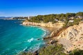 Cala Penya Tallada Salou beach Tarragona Royalty Free Stock Photo