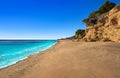 Cala Pescador beach playa in Miami Platja Royalty Free Stock Photo