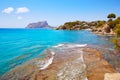 Cala Pinets beach in Benissa Alicante Spain