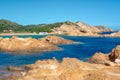 Cala Pregonda beach in Menorca, Balearic islands Spain Royalty Free Stock Photo