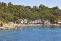 Cala S`Alguer Cove. Palamos, Girona, Catalonia, Spain. Royalty Free Stock Photo