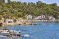 Cala S`Alguer Cove. Palamos, Girona, Catalonia, Spain. Royalty Free Stock Photo