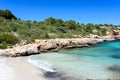 Cala Sa Nau - beautiful bay and beach on Mallorca, Spain - Europe Royalty Free Stock Photo