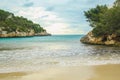 Cala Santanyi - beautiful empty beach during low season in Santanyi, Mallorca, Spain Royalty Free Stock Photo