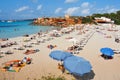 Cala Saona Beach in Formentera Royalty Free Stock Photo