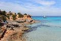 Cala Saona, Formentera, Spain Royalty Free Stock Photo