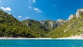 Cala Sisine, a bay along the Orosei gulf Sardinia, Italy Royalty Free Stock Photo