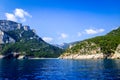 Cala Sisine beach in Orosei Golf, Sardinia, Italy Royalty Free Stock Photo