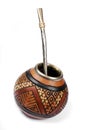 Calabash and metal straw