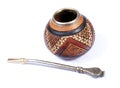 Calabash and metal straw