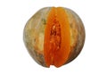 Calabaza madura de color naranja Royalty Free Stock Photo