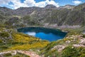 Calabazosa or Black glacial lake in the Somiedo national park, Spain, Asturias