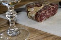 Calabese soppressata Royalty Free Stock Photo