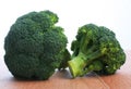 Calabrese Broccoli, two heads Royalty Free Stock Photo