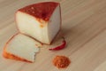Calabrian cheese with chili.