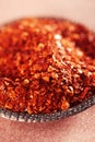Calabrian Chilli Pepper flakes or Little Devil Royalty Free Stock Photo