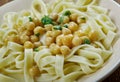 Calabrian pasta with chickpea Royalty Free Stock Photo