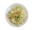 Calabrian pasta with chickpea Royalty Free Stock Photo