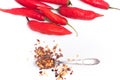 Calabrian pepper. Dry pepper Royalty Free Stock Photo