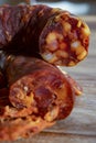 Calabrian salami and soppressata Royalty Free Stock Photo