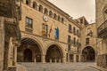 Calaceite village.Town Hall and historic center located in Teruel province Royalty Free Stock Photo