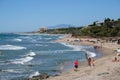 CALAHONDA, ANDALUCIA/SPAIN - JULY 2 : People Enjoying the Beach