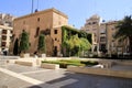 Calahorra Tower and vertical garden in Elche, Alicante, Spain