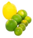 Calamansi, Lime and Lemon II Royalty Free Stock Photo