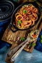 Calamari Fra Diavolo pasta