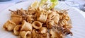 Calamari Fritti Seafood Platter Restaurant Royalty Free Stock Photo