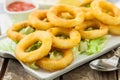 Calamari italian style Royalty Free Stock Photo