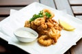 Calamari Ring Royalty Free Stock Photo