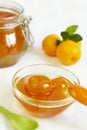 Calamondin and kumquat jam Royalty Free Stock Photo