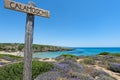 Calamosche beach in Sicily Italy Royalty Free Stock Photo