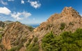 Calanches de Piana in Corsica Royalty Free Stock Photo