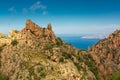 Calanches de Piana in Corsica Royalty Free Stock Photo