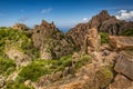 Calanches de Piana in Corsica Royalty Free Stock Photo