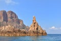 Calanches of Piana (Corsica) Royalty Free Stock Photo