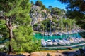 Calanque de Port Miou in Cassis, Provence, France Royalty Free Stock Photo