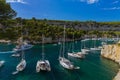 Calanque de Port Miou - fjord near Cassis France Royalty Free Stock Photo