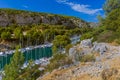 Calanque de Port Miou - fjord near Cassis France Royalty Free Stock Photo