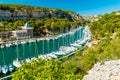 Calanque de Port Miou - fjord near Cassis Village, Provence, France Royalty Free Stock Photo